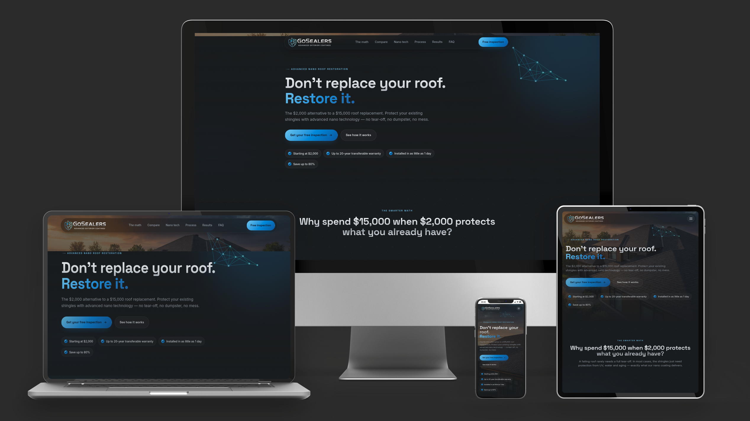 GoSealers USA - Création de site web
